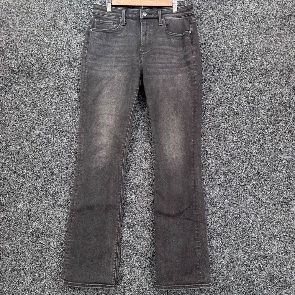 Driftwood Kelly Bootcut Jeans Womens 29 Faded Black Stretch Denim Mid Rise 33 L